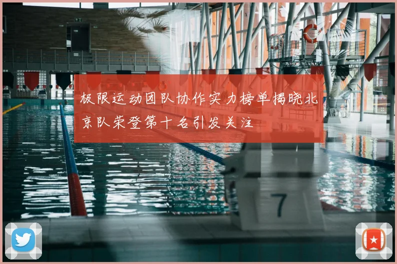 极限运动团队协作实力榜单揭晓北京队荣登第十名引发关注