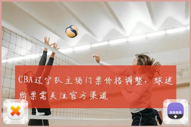 CBA辽宁队主场门票价格调整,球迷购票需关注官方渠道