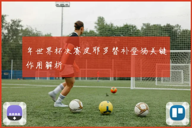 年世界杯决赛皮耶罗替补登场关键作用解析